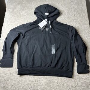 Women's NEW Nike Medium Oversized Pullover‎ Hoodie Black
